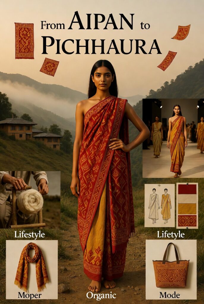 From Aipan to Pichhaura: How Uttarakhand is Blending Heritage with Sustainable Fashion Trends