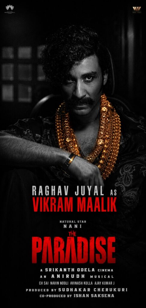 Raghav Juyal Goes Dark for Telugu Debut: Unveiled as Villain Vikram Malik in ‘Paradise’